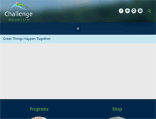 Tablet Screenshot of challengemtn.org